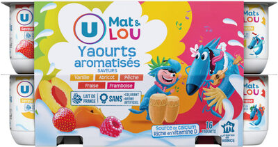 Yaourts aromatisés - 16x125g