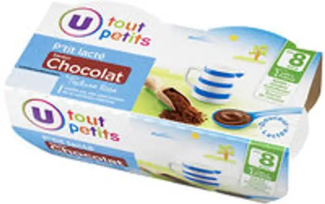 P'tit lacté saveur chocolat dès 8 mois,