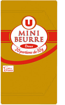 Mini beurre doux 82% de MG, paquet de 200g