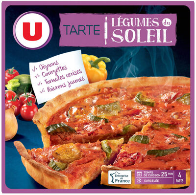 Tarte aux légumes du soleil 400g front packaging