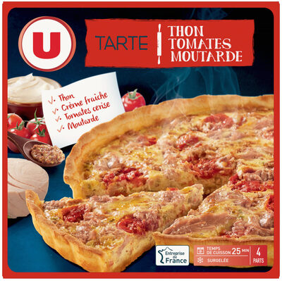 Tarte au thon tomates et moutarde à l'ancienne 400g