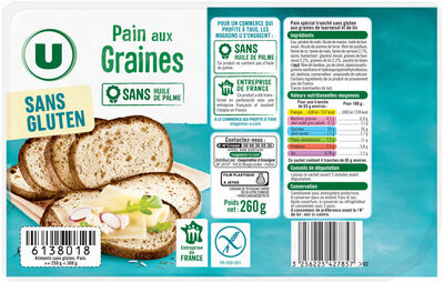 Pains aux graines sans gluten