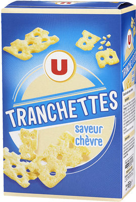 Tranchettes saveur chèvre front packaging