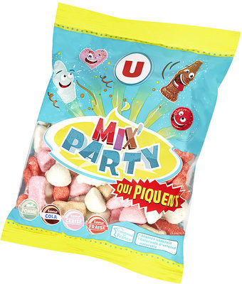 Bonbons gélifiés mix party acides