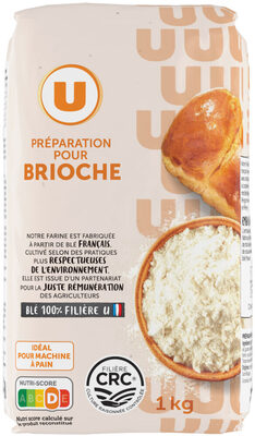 Mélange de farines boulangères pour pain brioché 1kg