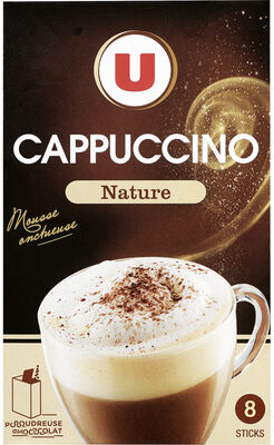 Cappuccino nature avec poudreuse de chocolat