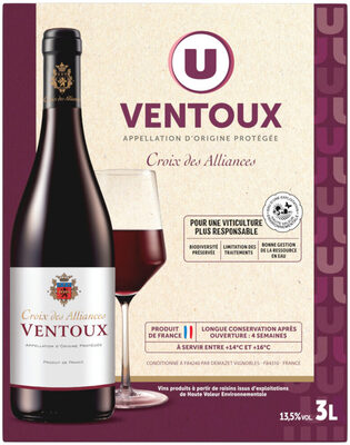 Vin rouge Ventoux AOP rouge Croix des Alliances