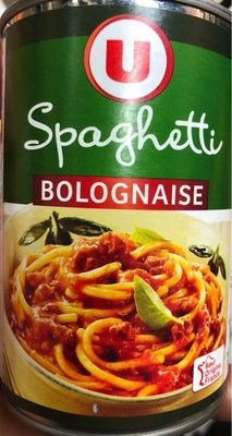 Spaghetti bolognaise Boîte de 400g front packaging