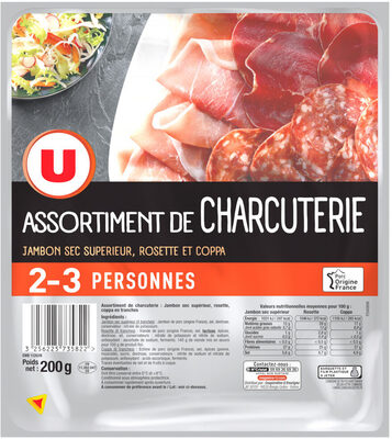 Assortiment Charcuterie - 200g front packaging