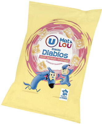 Diablos goût jambon fromage front packaging