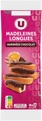 Madeleines longues marbrées chocolat 250g