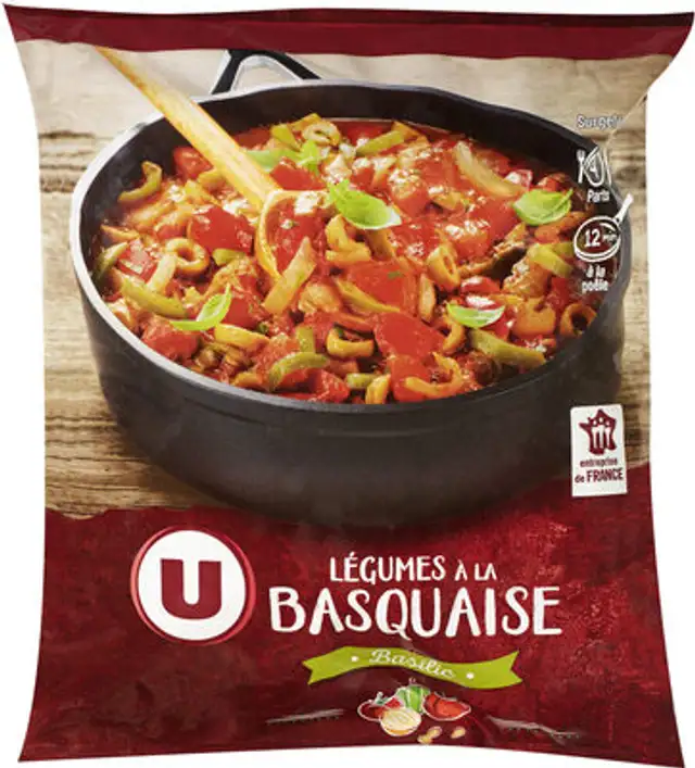 Légumes à la basquaise 1kg front packaging