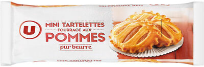 Mini tartelette pur beurre fourrage aux pommes 270g front packaging