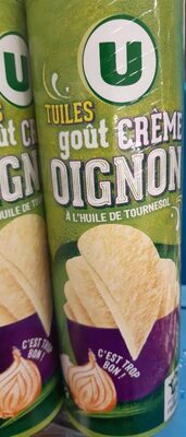 Tuiles goût crème oignon