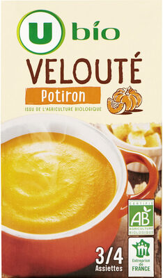 Soupe Velouté de potiron brique de 1l front packaging