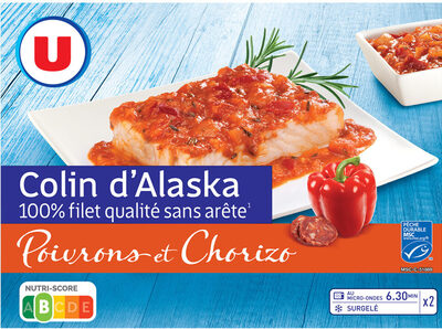 Colin d'Alaska sauce poivrons et chorizo 400g