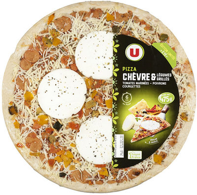 Pizza été chèvre légumes grillés