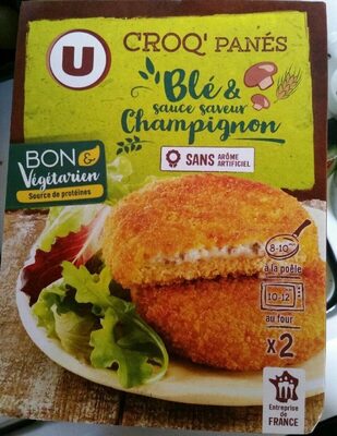 Croq'panés blé et saveur champignon front packaging