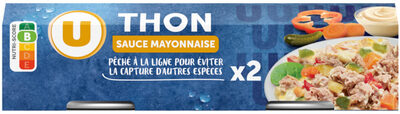 Thon pêché à la ligne mayonnaise 2 boîtes de 135g
