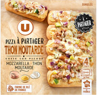 Pizza à partager thon moutarde