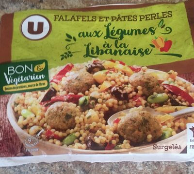 Falafels et pâtes perles aux légumes à la libanaise surgelés 600g