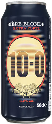 Bière blonde extra forte 10° 50cl front packaging