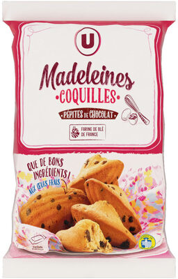 Madeleines coquilles Pépites chocolat 400g