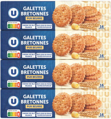Biscuits Galettes bretonnes pur beurre 4x125g