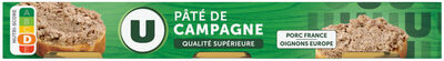Pâté de campagne pur porc qualité supérieure 3x1/10, 234g