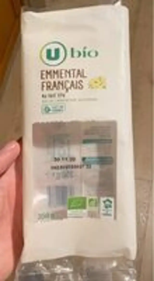 Emmental français au lait pasteurisé 31%MG - Bloc 350g