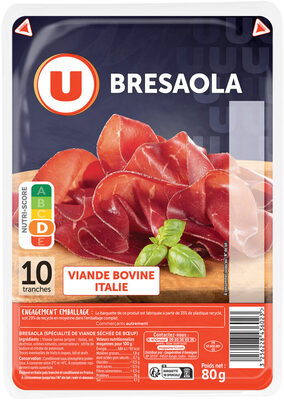 Bresaola - x10 tranches, 80g