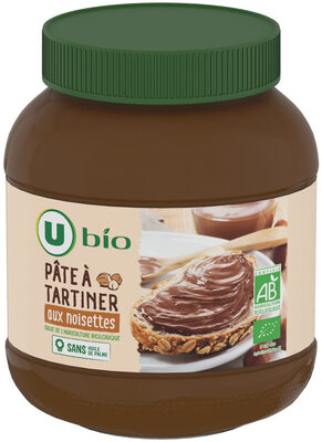 Pâte à tartiner aux noisettes pot 700g front packaging