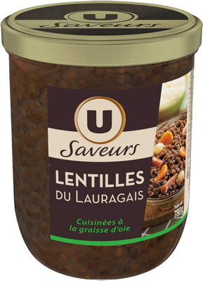 Lentilles de berry cuisinées à la graisse canard 780g front packaging