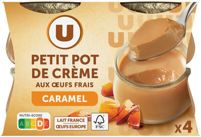 Petit pot de crème caramel 4x100G