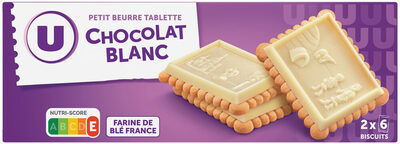 Petit beurre chocolat blanc, tablette 150g