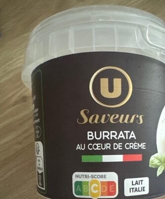 Burrata front packaging