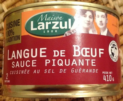 Langue de boeuf, sauce piquante