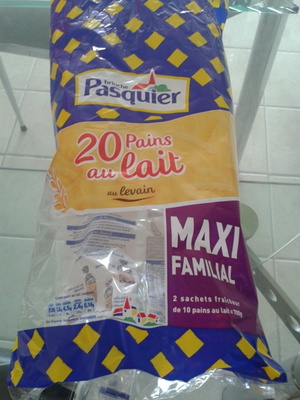 Pains au lait (x 20) au levain Maxi Familial 
