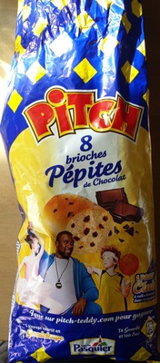 Pitch brioches Pépites de Chocolat (x 8)