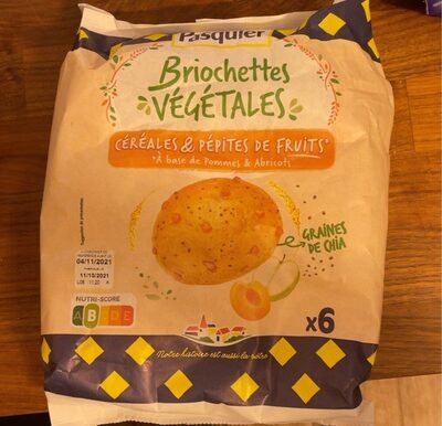 Briochettes vegetales front packaging
