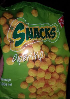 Snacks front packaging