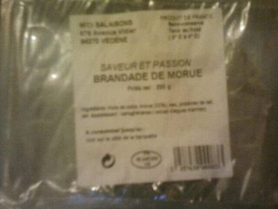Brandade De Morue 200 g