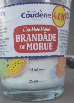 Brandade de morue front packaging