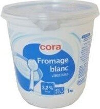 Fromage blanc 3,2% de matière grasse front packaging
