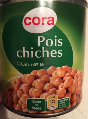 Pois chiches front packaging