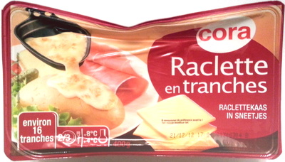 Raclette (28 % MG) en tranches
