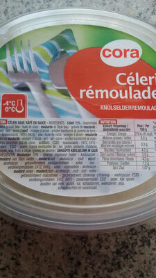 Céleri Rémoulade, 300 Grammes, Marque Cora front packaging