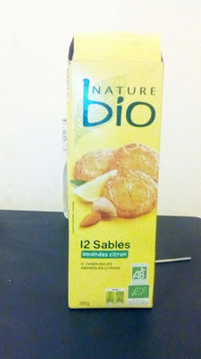 Sablés aux amandes et au citron bio