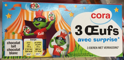 3 Œufs avec surprise