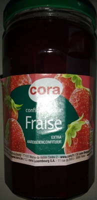 Confiture extra fraise front packaging